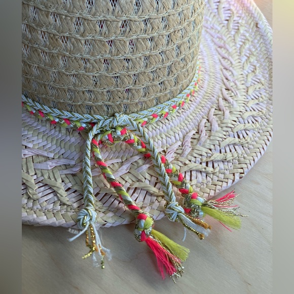 Betsy Johnson Spring / Beach Hat - Picture 3 of 5